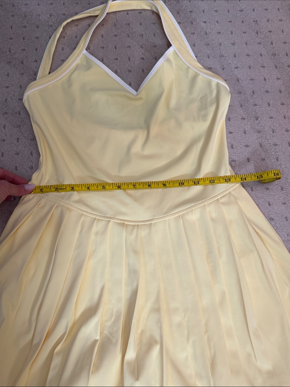 Pleated Golf Tennis dress with shorts/pockets - Picture 4 of 4